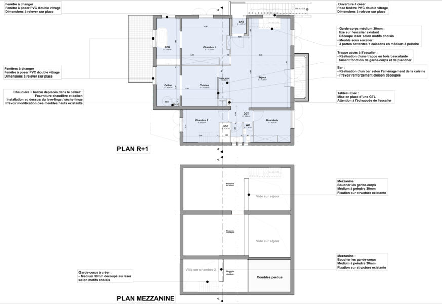 01 PLAN DE NIVEAUX - PROJET - IND 0